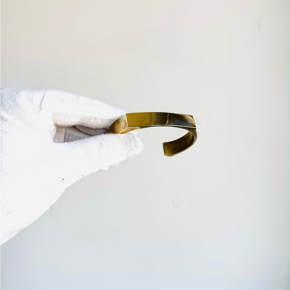 In god we trust IGWT The Asbury solid brass Gold-Tone Cuff Bracelet